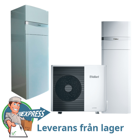 Lagerlista Vaillant Värmepumpar